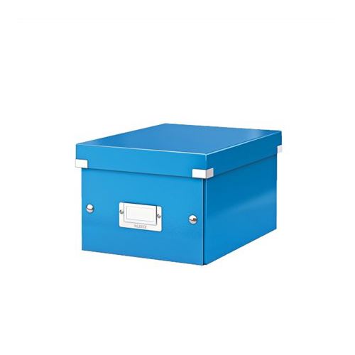 Archivační krabice "CLICK&STORE", A5, lakový lesk, modrá