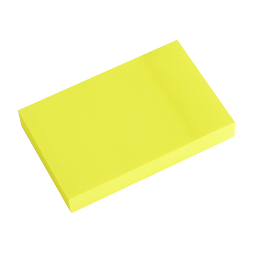 Blok lepicí neon žltý 51 x 76 mm