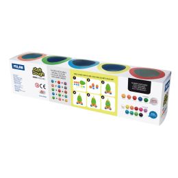 Plastelína MILAN Soft Dough neonové barvy - sada 5 ks (1)