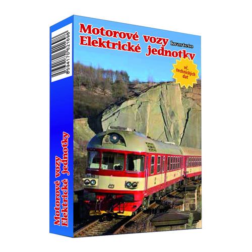 Karty hracie - Kvarteto -Motorové vozy, elektrické jednotky