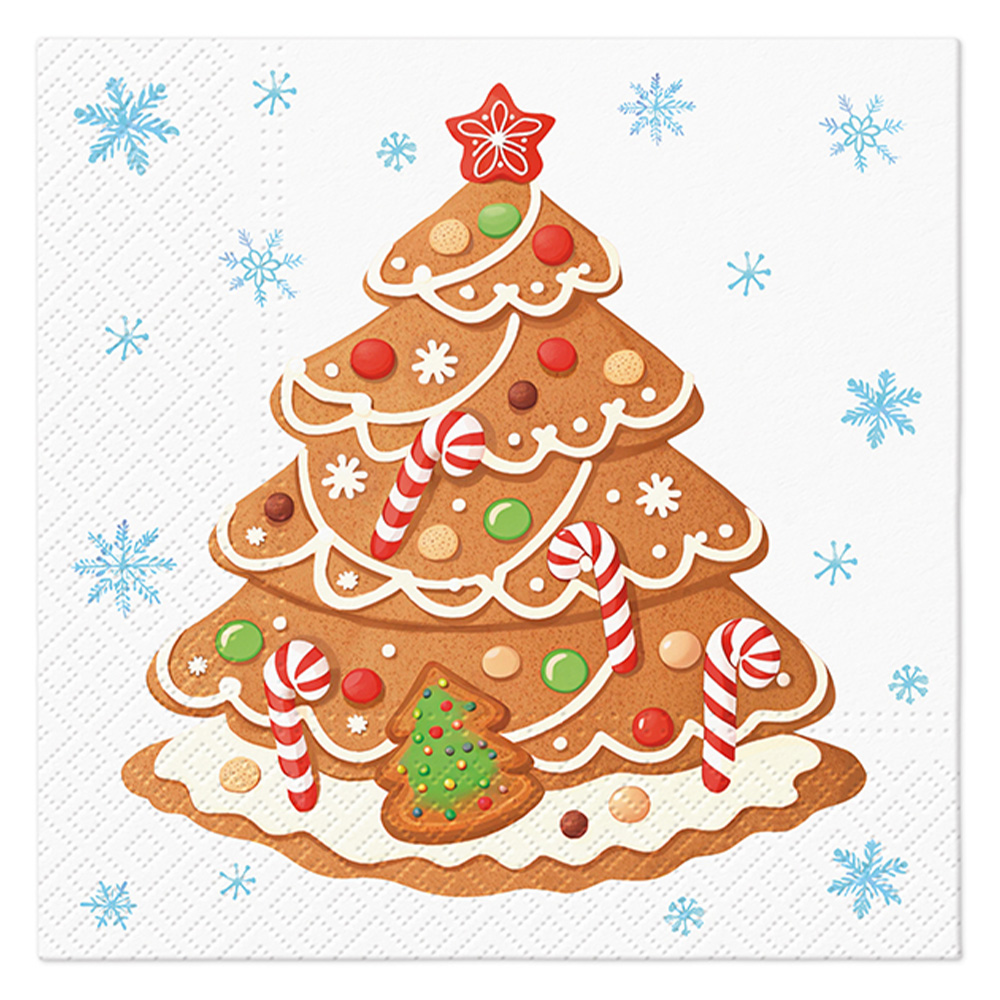 PAW Ubrousky PAW L 33x33cm Ginger Christmas