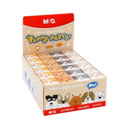 Guma měkká, bezprašná M&G Puppy Party! (mix 4 barev) (2)