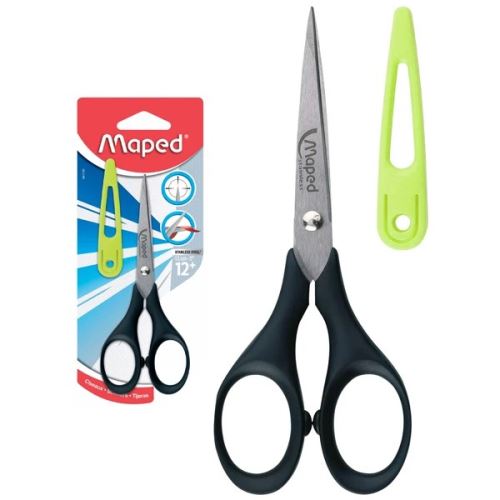 Nůžky školní MAPED Precise 5"/13 cm s krytkou