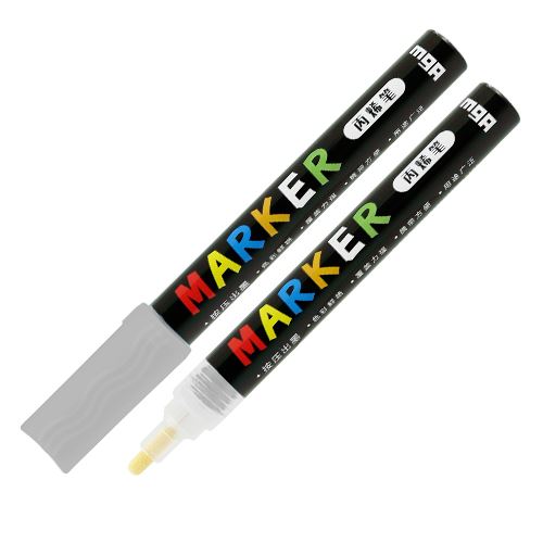 Popisovač akrylový M&G MOCALO Acrylic Marker 2 mm, Silver S110