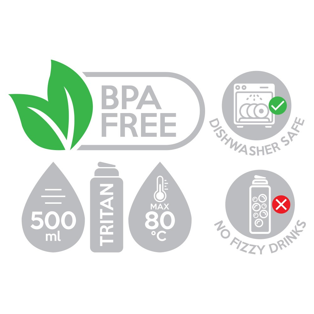 JUNIOR Láhev na pití JUNIOR S9 TRITAN 500 ml - Hokej