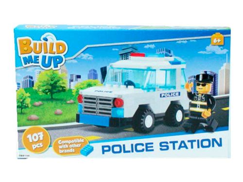 BuildMeUP stavebnice - Police station 107ks v krabičce