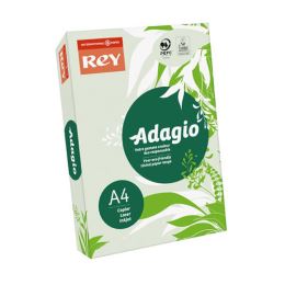 Kopírovací papír, barevný, A4, 80 g, REY "Adagio", pastelový zelený