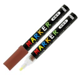 Popisovač akrylový M&amp;G MOCALO Acrylic Marker 2 mm, Brown Red S413