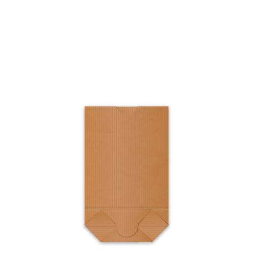 Papírový sáček s křížovým dnem kraft 22,5 x 37,5 cm `2,5kg` [1000 ks]
