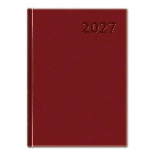 Diář 2027 denní A5 Manager - bordó