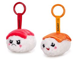 Plush Friends Kawaii Sushi Nigiri plyšové přívěsek na klíče 8cm 2druhy 10m+ (1)