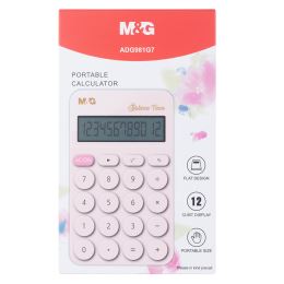 Kalkulačka M&G kapesní Sakura time, 12-místná (4 barvy) (3)