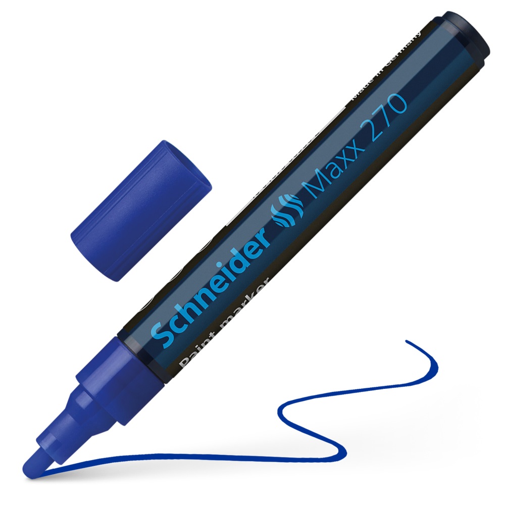 Popisovač lakový Schneider Maxx 270 - modrý
