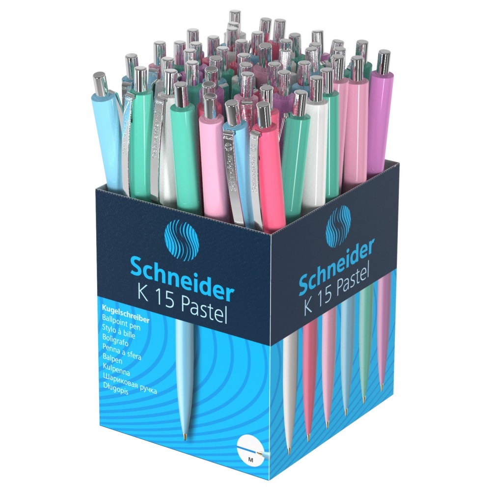 Kuličkové pero Schneider K15 pastel (mix /cena 1ks)