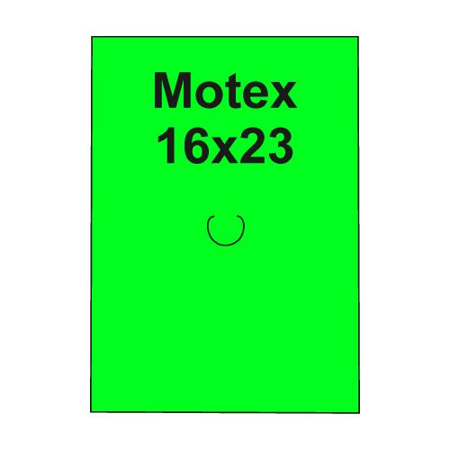 Etiketa cenová MOTEX hranatá zelená
