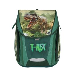 Školní batoh - 5-dílný set s magnet. přezkou T-REX 3D (2)