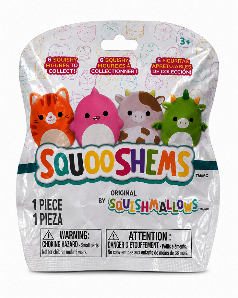 SQUISHMALLOWS Squooshems Mystery antistresová figúrka - Core Squad