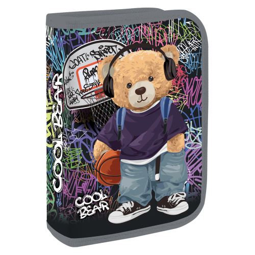 Penál plný - 1 palanda, 31 kusů JUNIOR S8 Cool Bear - medvěd
