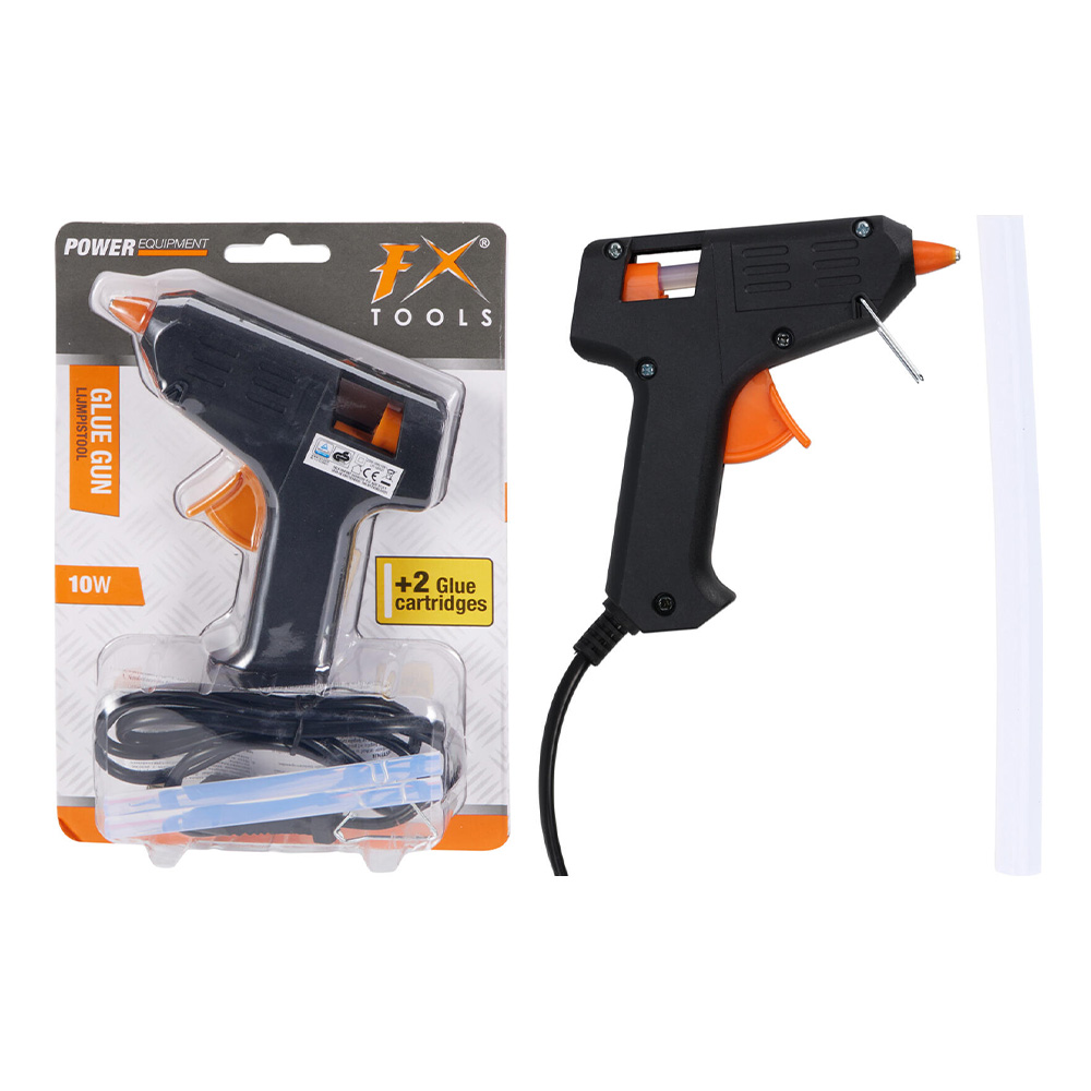 KOOPMAN Lepící pistole 10 W + 2x lepící tyčinka 7 mm