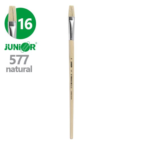 Štětec plochý JUNIOR č. 16" 577 Natural