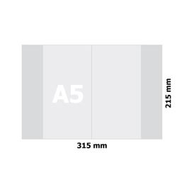 Obal na knihu A5 PVC 315 x 215 mm, tloušťka 100 µm /1ks