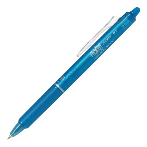 PILOT Frixion Ball Clicker 0,7 mm, svetlo modrý