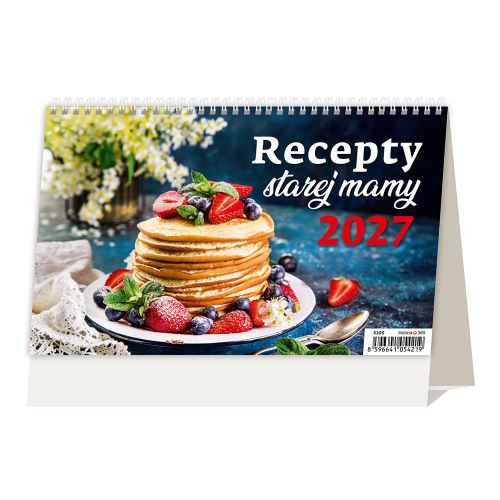 Stolní kalendář 2027 Recepty babičky