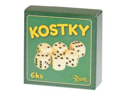 Kostky hrací 16mm 6ks v krabičce (3)