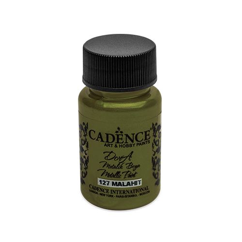 Farba akrylová Cadence D.Metalic, zlatozelená, 50 ml