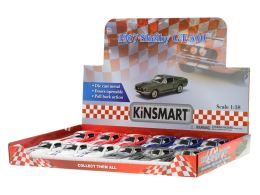 Auto 1:38 Ford Shelby GT500 1967 13cm kov na zpětný chod 4barvy 12ks v DBX (2)