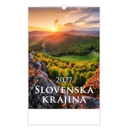 Nástěnný kalendář 2027 Slovenská krajina