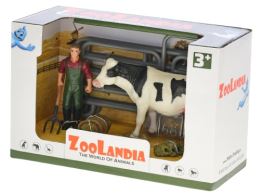 Zoolandia kráva s doplňky 4druhy v krabičce (1)