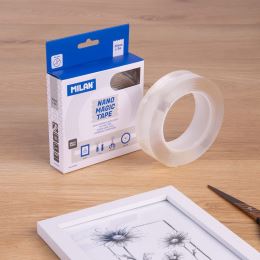 Lepicí páska oboustranná, gelová Nano Magic MILAN 30 mm x 3 m (1)