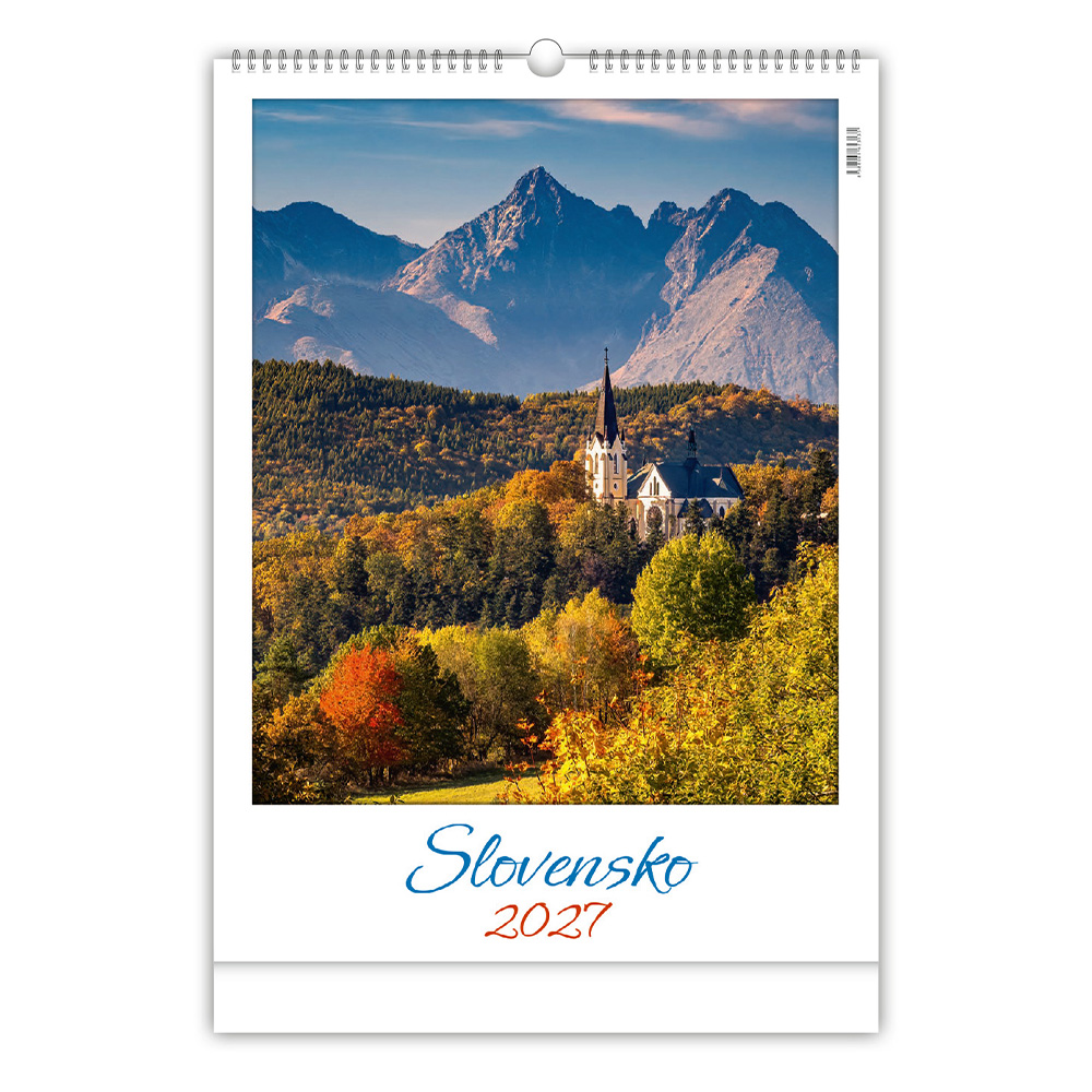 Nástěnný kalendář Slovensko 2027