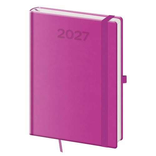 Diář 2027 denní A5 Print Pop - fialová