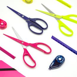 Nůžky MILAN Acid kancelářské Edition modré 6,6"/17 cm (3)