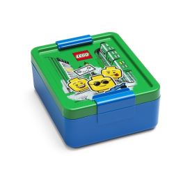 LEGO ICONIC Boy svačinový set (láhev a box) - modrá/zelená (2)