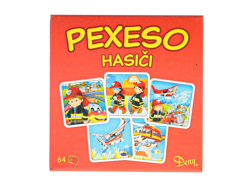  Pexeso Hasiči 64ks v krabičce