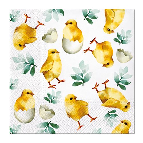 Obrúsky PAW L 33x33cm Chicken in Eggs