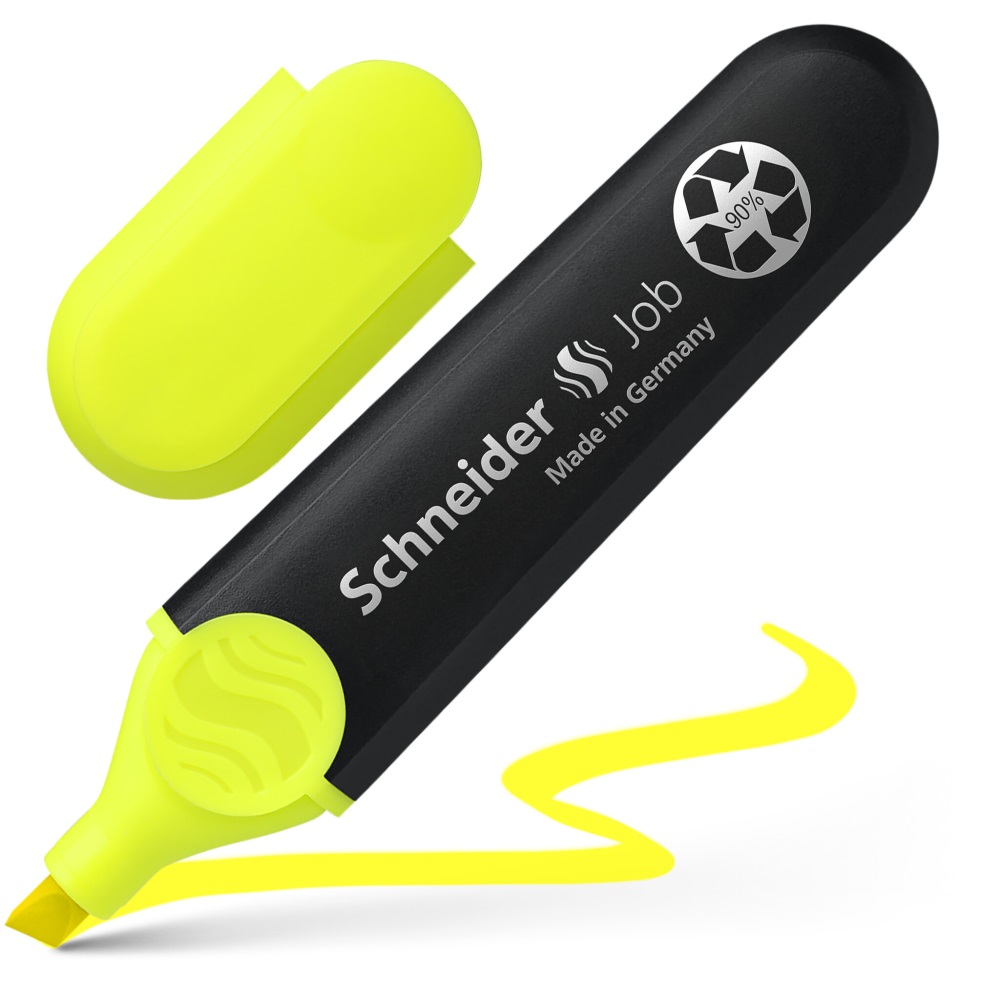 Zvýrazňovač Schneider Job - žlutá