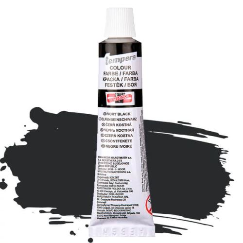 Farba temperová KOH-I-NOOR 16 ml - kostná čierna