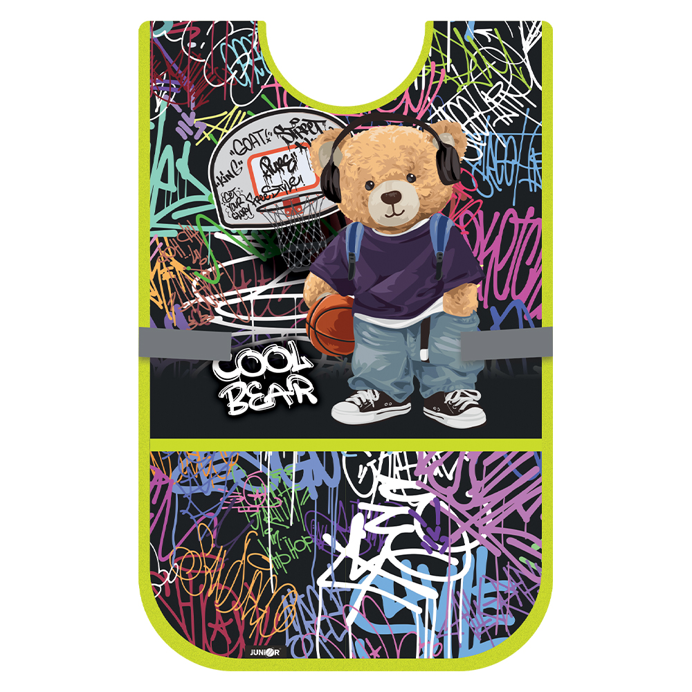 Zástěra/pončo pro výtvarnou výchovu JUNIOR S8 - Cool Bear