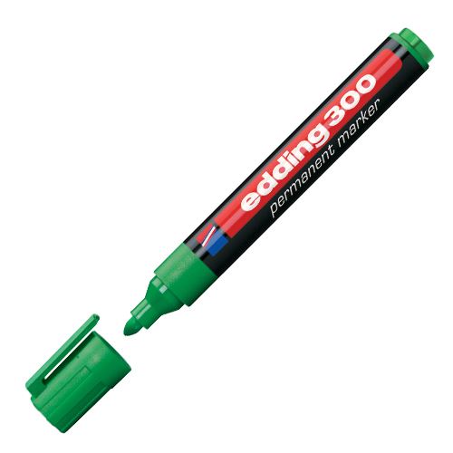Permanentní popisovač Edding 300 zelený