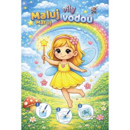 Omalovánka A4 Maluj vodou - Víly