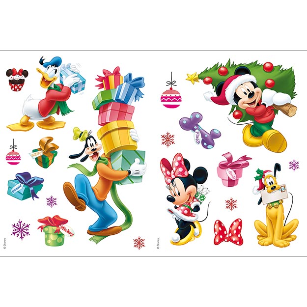 JM Vánoční aktivity se samolepkami do oken Minnie