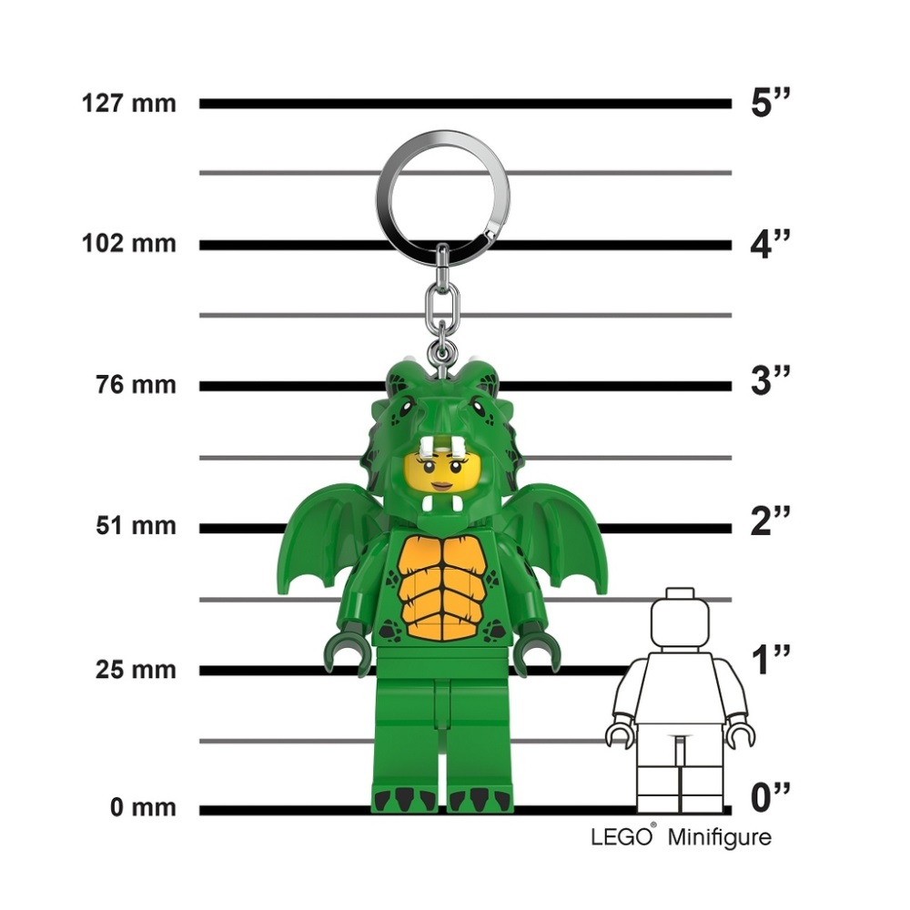 LEGO LED Lite LEGO Minifigures Zelená dračice svítící figurka (HT)