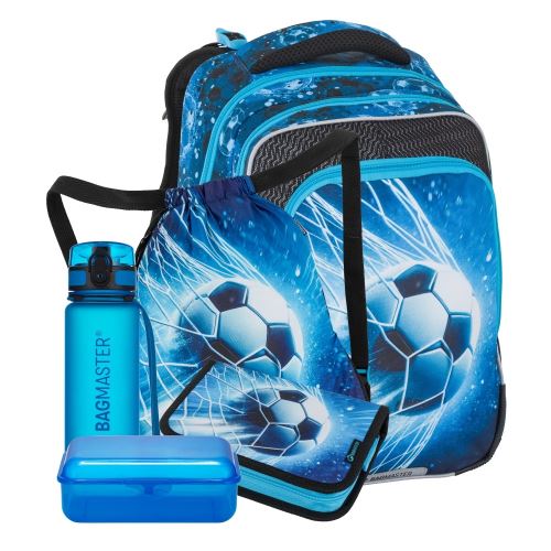 Školní batoh (5-dílný set) BagMaster Beta 26 C - Fotbal (1)