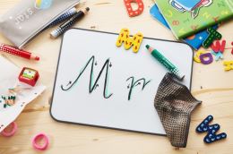 Suchý popisovač na tabuli a flipchart - STABILO MARKdry - modrá (2)