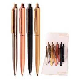 Pero kuličkové, kovové REPORTER PREMIUM hrot 1.0 mm - modrá náplň /1ks