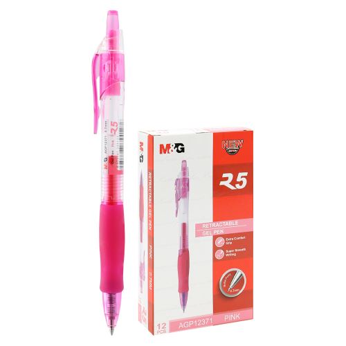 Pero gelové M&G R5 hrot 0,7 mm - růžová náplň